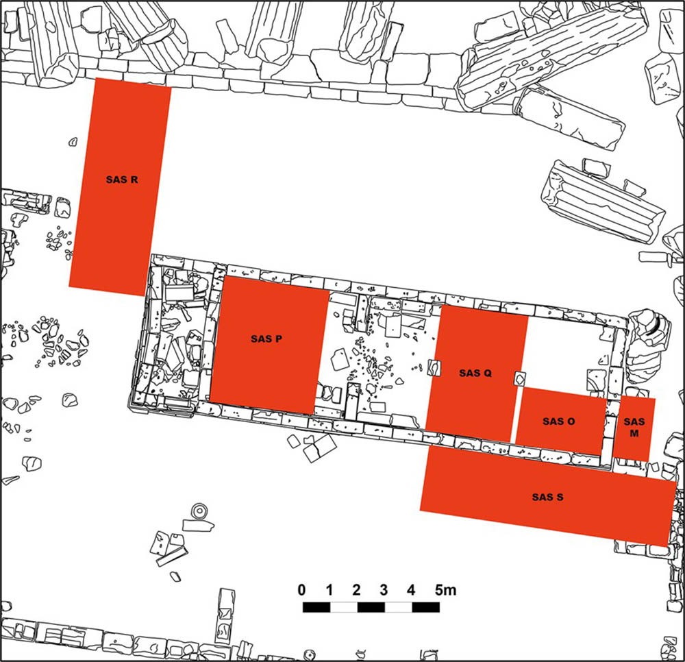 Illustrated diagram of Temple R.