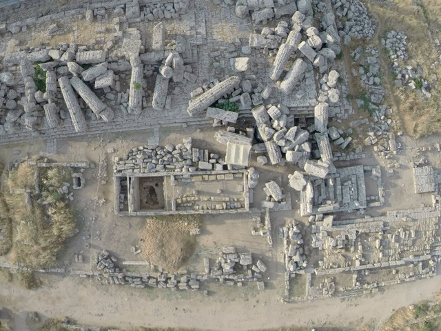 Aerial view of Temple R